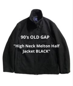 クラシック 希少90's ウールメルトン黒 スウィングトップジャケット GAP OLD ジャケット・アウター