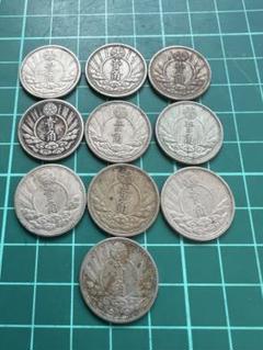 外国硬貨　中国銭　満州一角白銅貨　10枚ロット 外国硬貨 中国銭 満州一角白銅貨 10枚ロット （Yahoo