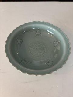 310) 香合(15) 高麗青磁 扶林窯 「柿」李奇休(又玄)作 310) 香合(15) 高麗青磁 扶林窯 「柿」李奇休(又玄)作 工芸品