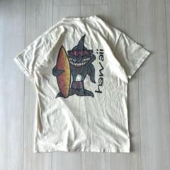 Hanes Wild Planet サメ×サーフTシャツ M レトロ感