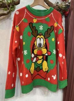 ディズニー クリスマス限定 ニット ミッキー&プルート セット