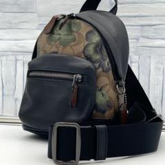 COACH コーチ カフェファセット シグネチャー バックパック