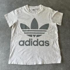 adidas アディダス　半袖Tシャツ　古着　90s オリジナルビッグロゴ　白
