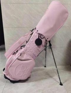ジーフォア 新品キャディバッグ 男女兼用 ピンク スタンドバッグ