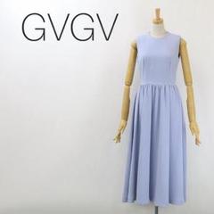 B6376■G.V.G.V. ジーヴィージーヴィー ギャザー ワンピース 34