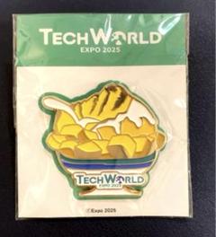 TECH WORLD (テックワールド) ピンバッジ【限定非売品】 大阪関西万博