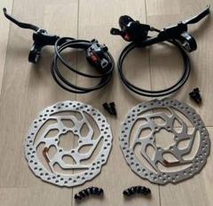 シマノMT200油圧ディスクブレーキ+RT56ローター(180mm)２枚セット シマノbr MT200油圧ディスクブレーキ1550 1500 1450 850 800