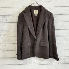 【KUMIKYOKU】秋冬ウール混JK こなれ上品 着痩せ効果 2 M相当