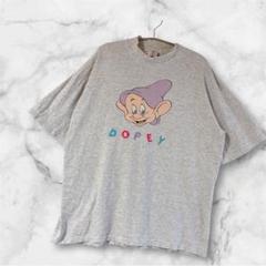 ディズニー ドーピープリント半袖Tシャツ グレー