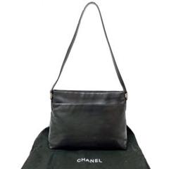 【SALE】シャネル ワンショルダーバッグ レザー 黒