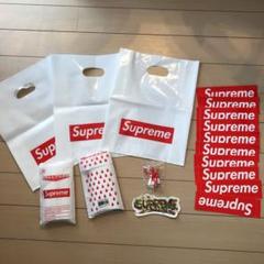 supreme ノベルティ ステッカー ショップ袋