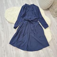 美品♡ COHINA コヒナ 長袖シャツ　フレアスカート　セットアップ　ネイビー