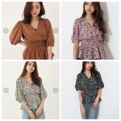 rienda【WEB限定】バックテールウエストシャーリングTOP　4色セットのサムネイル