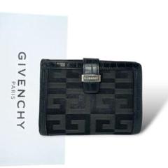 GIVENCHY コンパクト財布　4Gロゴ　キャンバス　黒