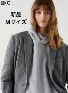 【新品】UNIQLO:C ツイードオーバーサイズジャケット Sサイズ 浅野里絵の【UNIQLO：C】ツイードジャケット着回しコーデ | Domani