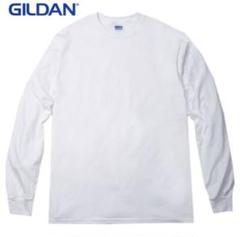 【新品未使用】 GILDAN 6oz 無地長袖ロンT 白