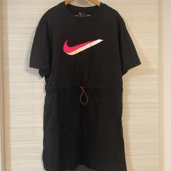 限定完売！ナイキレディース半袖チュニックL幾何学柄模様NIKETシャツネイティブ 限定完売！ナイキレディース半袖チュニックL幾何学柄模様NIKET