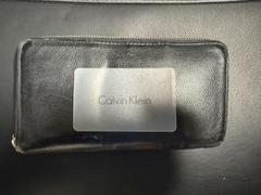 Calvin Klein カルバンクライン ブラック レザー 革 長財布