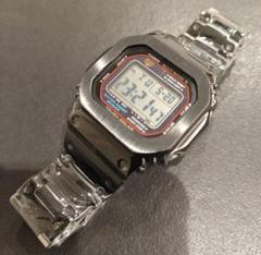 割引 ブラックメタル G-shock カスタム本体付 タフソーラー GWM5600 時計