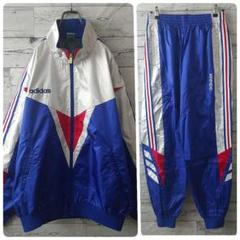美品☆希少サイズ☆90s デサント アディダス ナイロンジャケット セットアップ
