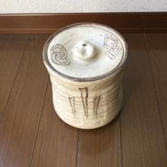 未使用 手書き 水指 茶道具 茶道 お茶 抹茶 骨董 アンティーク