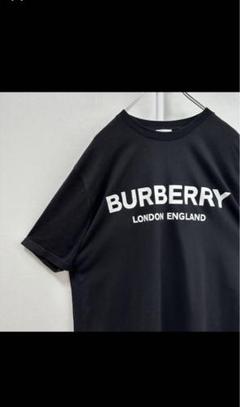 BURBERRY ロゴTシャツ ブラック オーバーサイズ 人気デザイン