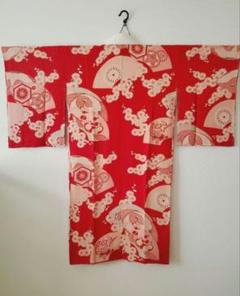 4k2586 長襦袢　正絹　袷　振袖用　刺繍衿　鳳凰　蝶　赤　花柄　和装　着物 Amazon | [京都うさぎ堂] 正絹 長襦袢 振袖用 j-185 こっぽり柄