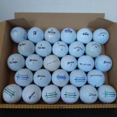 良品ロストゴルフボール 28球 Srixon HONMAなど