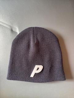 グレー　palace panther beanie ビーニー　ニットキャップ新品 PALACE Skateboards 'Border Beanie'ボーダー ビーニー ニット