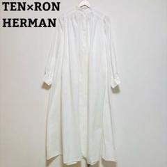 品数豊富！ 新品 シャツワンピース 白 カフタンワンピース TEN×ロンハーマン ワンピース
