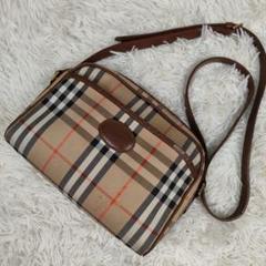 BURBERRY　ショルダーバッグ　ノバチェック　シャドーホース 月桂樹