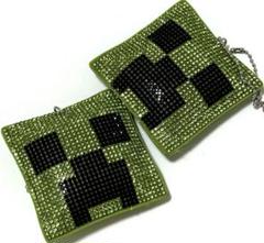 マインクラフト/キラキラストーン/マイクラ/キーホルダー/クリーパー/新品