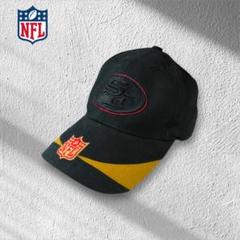 NFLサンフランシスコフォーティナイナーズ49ersスナップバックキャップ帽子黒