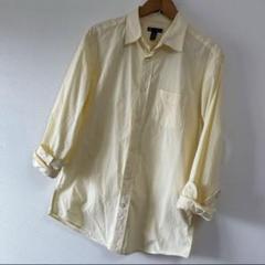 Gap クラシックフィット 長袖シャツ M 淡い黄色