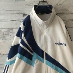 90s adidasアディダス トレフォイル ロゴ刺繍 トラック