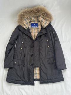 バーバリーブルーレーベル　モッズコート バーバリーブルーレーベル n-3bファーモッズコート BURBERRY