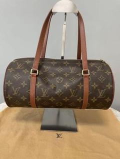 押忍Louis Vuittonモノグラムハンドバッグ 旧パピヨンジャンク品 ルイヴィトンパピヨン22 旧型 14145 ブラウン レディース