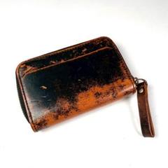 超美品 PORTER 希少 茶芯 レザー コインケース