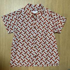 BURBERRY BTロゴ パターン半袖シャツ　サイズ4歳　104cm