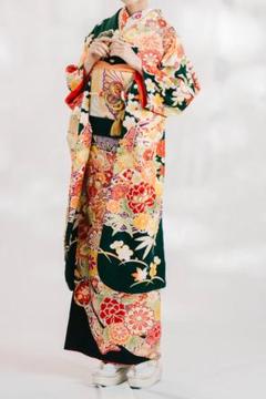 美品》正絹振袖9点フルセット【322】【身長145㎝〜155㎝の方用】