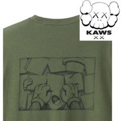 新品　カウズ　KAWS×ユニクロ　希少なファーストＴシャツ　限定コラボデザイン