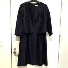 値下げ 23区　バックサテンシャンタン　ワンピース＋ジャケット バックサテンシャンタン ワンピース （ドレス）｜23区