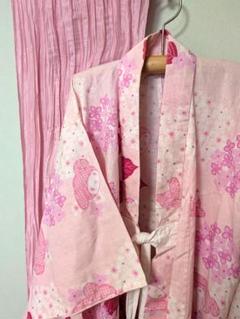 サンリオ マイメロディ　紫陽花　あじさい◇浴衣 帯　サイズ 100㎝