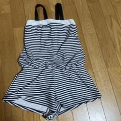 最終値下げ！140cm ボーダー柄の水着