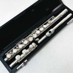 【美品】シルバー フルート 本体　ケース付き YAMAHA ヤマハ 581 シルバー 925 ヤマハフルート 総重量約400g