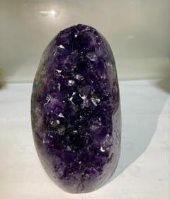 高品質アメジストドーム クリスタル 紫水晶 浄化 パワーストーン 濃いパープル