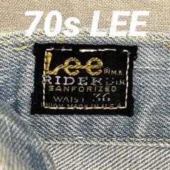 70s Lee 200 101 サイド黒タグ 表記36 実寸W35L29 XL 70's Lee 200 デニムパンツ “MADE IN USA / サイド黒タグ