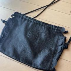 【☆A☆さま専用】LUDLOW スカラップショルダーバッグ　イエロー LUDLOW（ラドロー）の「LUDLOW / レザースカラップストロベリー