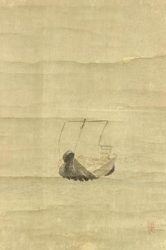 呉春 松村月渓 1752-1811 京都 四条派始祖「宝船」掛軸 肉筆 紙本 呉春 松村月渓 1752-1811 京都 四条派始祖「宝船」掛軸 肉筆 紙