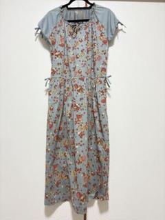 ワンダフルワールド ジャム瓶プリント ワンピース 検♡ピンクハウス ワンダフルワールド ジャム瓶プリント ワンピース 検♡ピンク